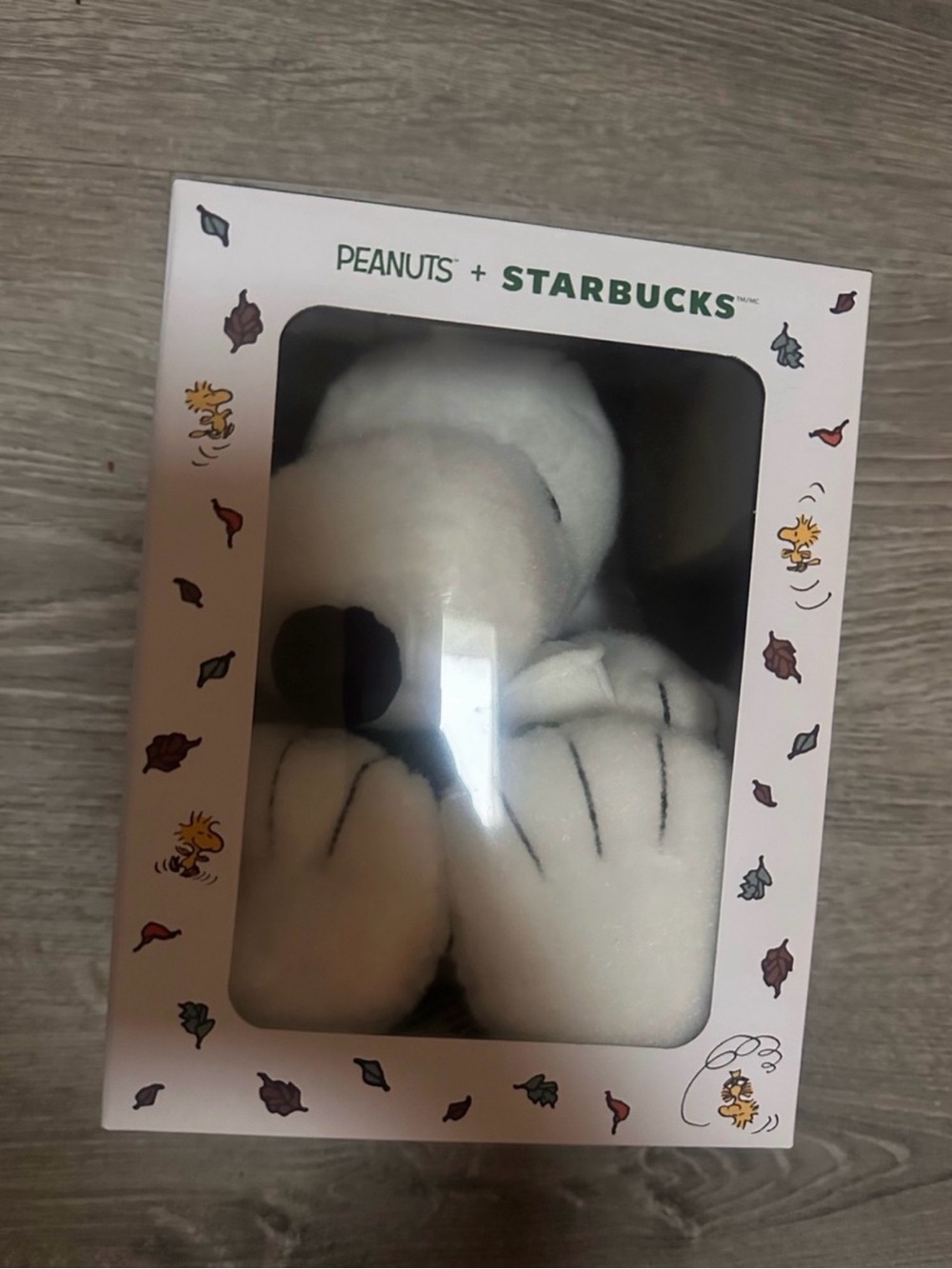 Peanuts x Starbucks White Snoopy Plush Kids Costume Accessory